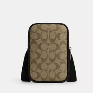 COACH...Aden Crossbody In Signature Canvas